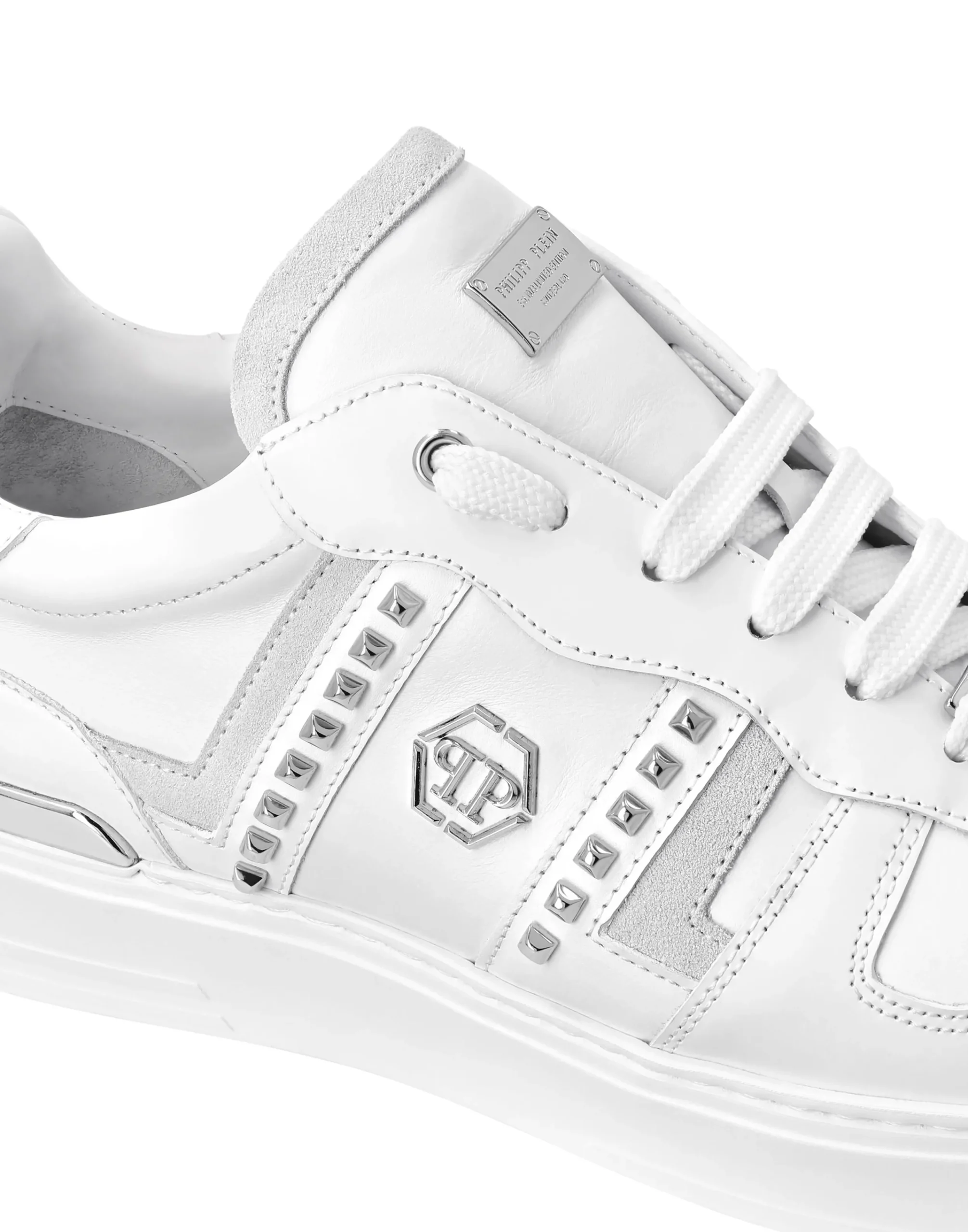 PHILIPP PLEIN Low Top Sneakers Mix Cut Studs>Uomo Low Top Sneakers|Low Top Sneakers