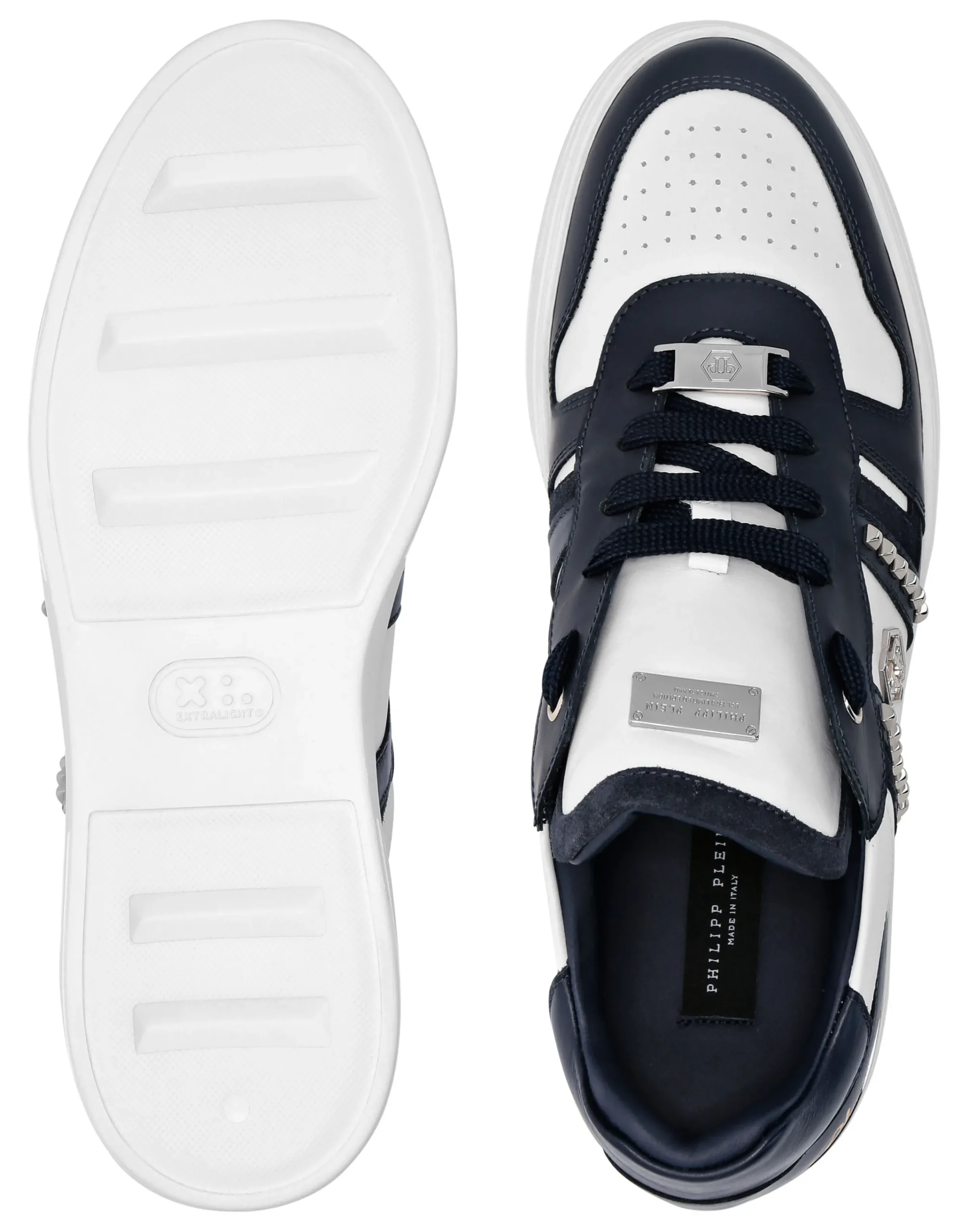 PHILIPP PLEIN Low Top Sneakers Mix Cut Studs>Uomo Low Top Sneakers|Low Top Sneakers