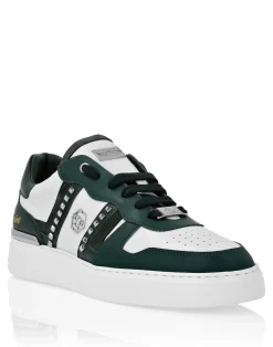 PHILIPP PLEIN Low Top Sneakers Mix Cut Studs>Uomo Low Top Sneakers|Low Top Sneakers