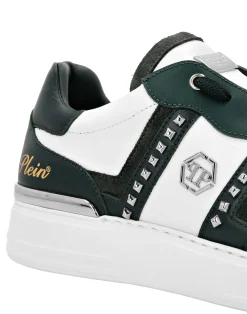 PHILIPP PLEIN Low Top Sneakers Mix Cut Studs><noscript><img data-lazyloaded=