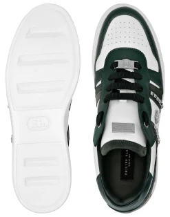 PHILIPP PLEIN Low Top Sneakers Mix Cut Studs><noscript><img data-lazyloaded=