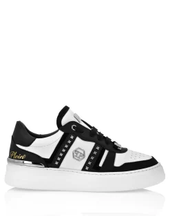 PHILIPP PLEIN Low Top Sneakers Mix Cut Studs>Uomo Low Top Sneakers|Low Top Sneakers