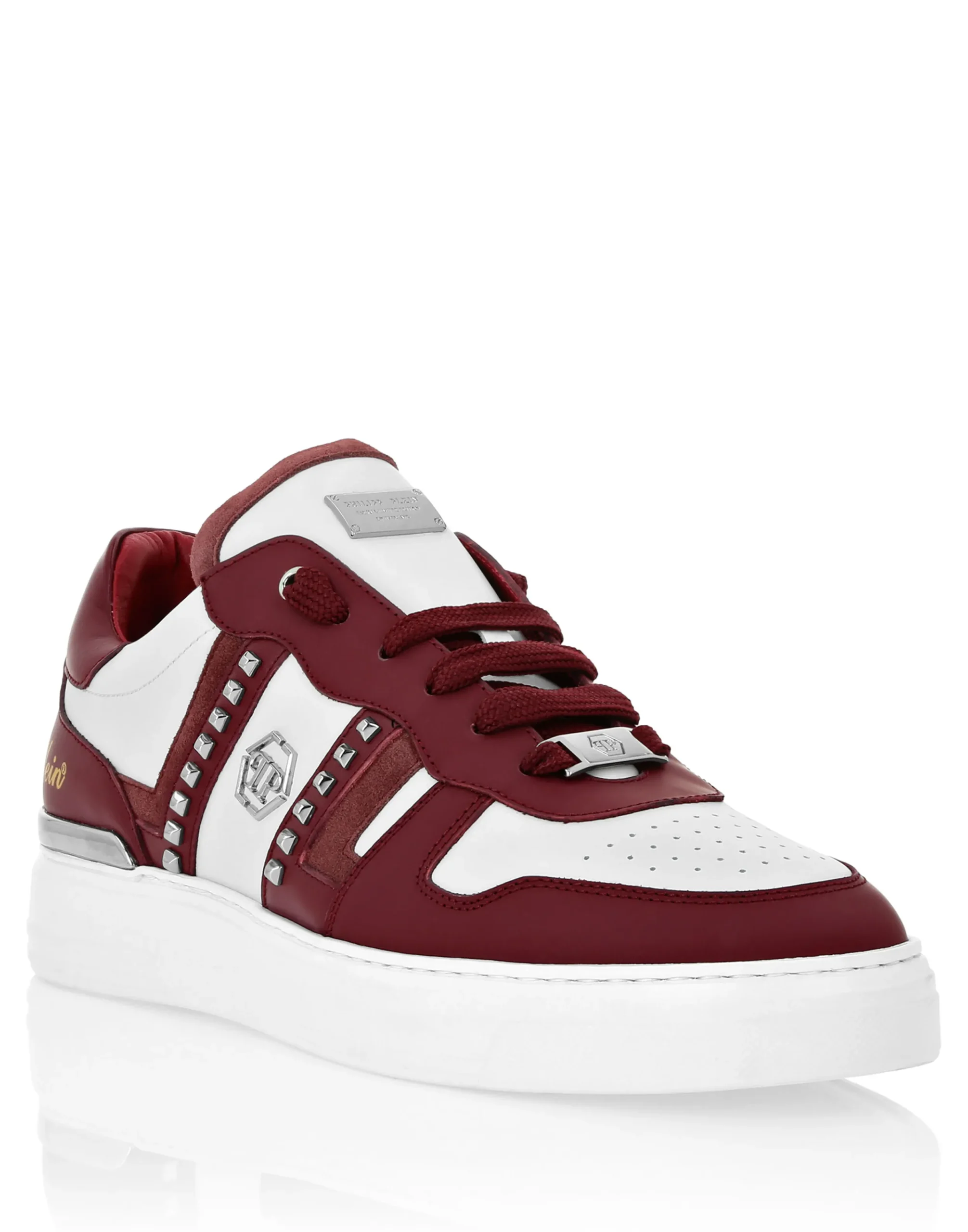 PHILIPP PLEIN Low Top Sneakers Mix Cut Studs>Uomo Low Top Sneakers|Low Top Sneakers