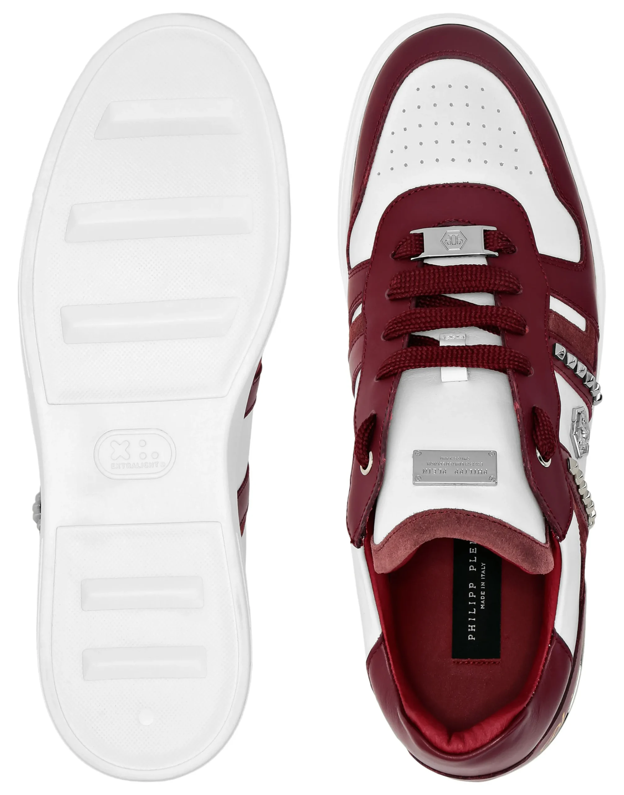 PHILIPP PLEIN Low Top Sneakers Mix Cut Studs>Uomo Low Top Sneakers|Low Top Sneakers