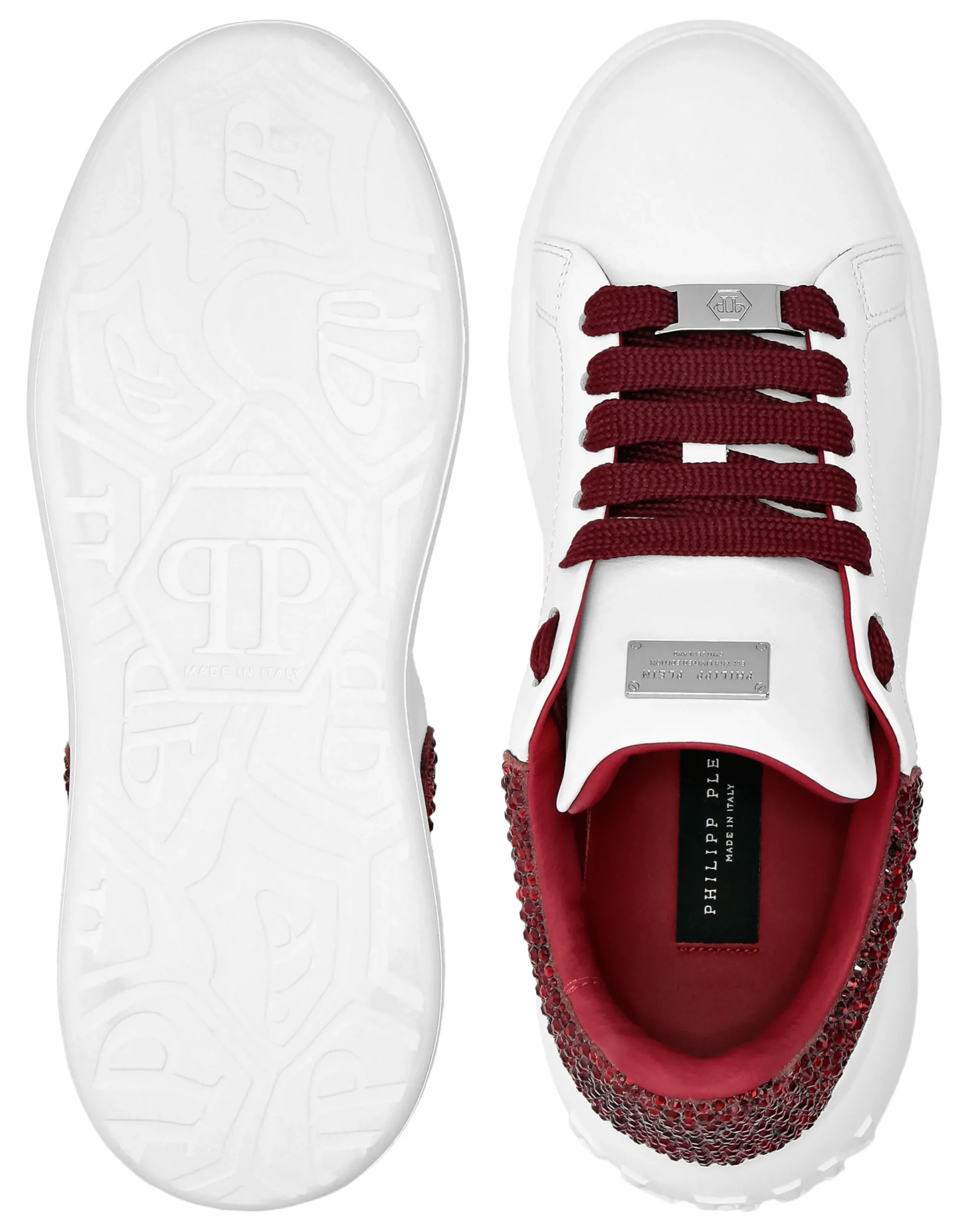 PHILIPP PLEIN Low Top Sneakers Mix Strass>Donna Sneakers