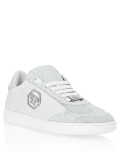 PHILIPP PLEIN Low Top Sneakers Mixed Monogram>Uomo Low Top Sneakers