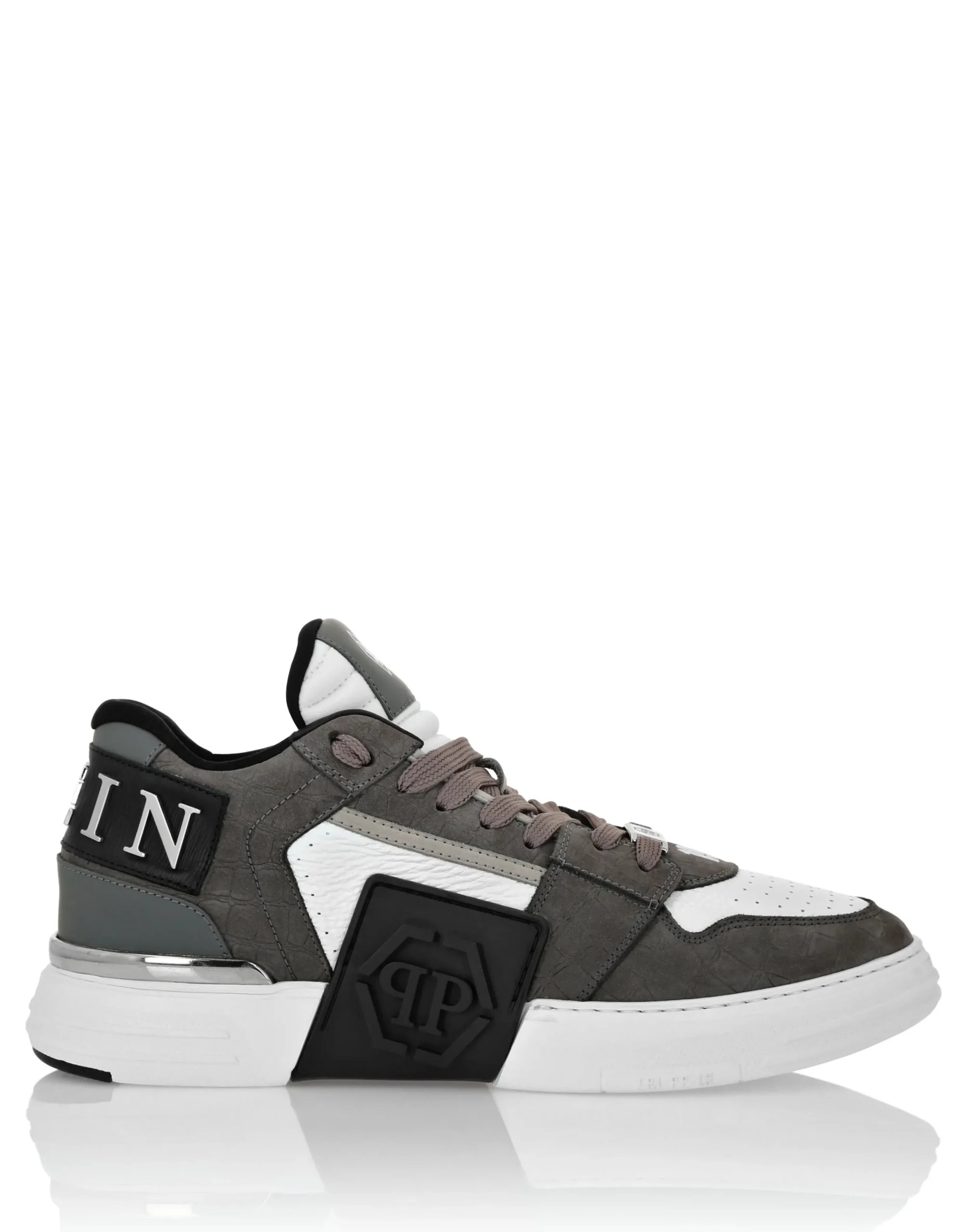 PHILIPP PLEIN Low Top Sneakers Phantom Cocco>Uomo Low Top Sneakers