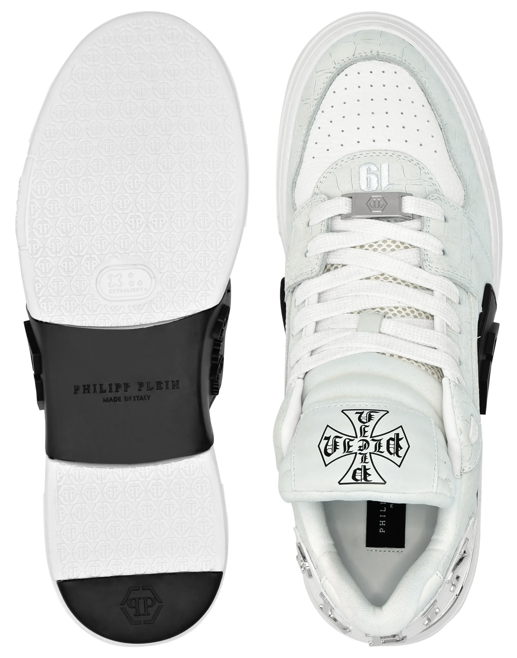 PHILIPP PLEIN Low Top Sneakers Phantom Cocco>Uomo Low Top Sneakers