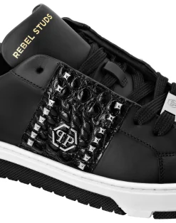 PHILIPP PLEIN Low Top Sneakers Rebel Studs><noscript><img data-lazyloaded=