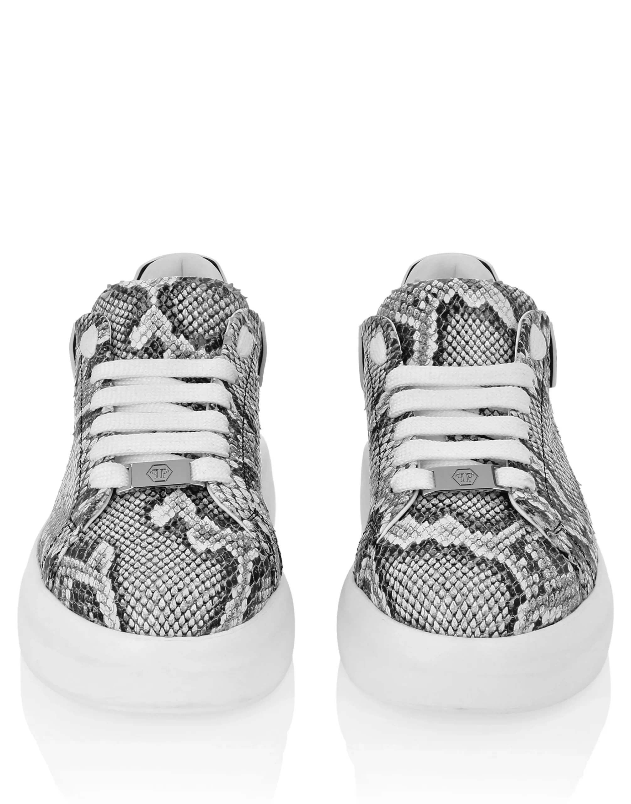 PHILIPP PLEIN Low Top Sneakers Roccia Python Print>Uomo Low Top Sneakers