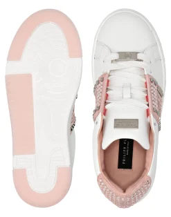PHILIPP PLEIN Low Top Sneakers Strass Studs><noscript><img data-lazyloaded=