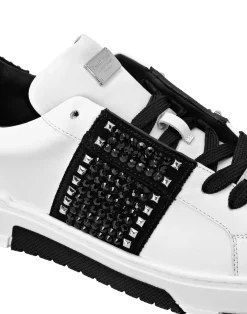 PHILIPP PLEIN Low Top Sneakers Strass Studs><noscript><img data-lazyloaded=