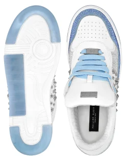 PHILIPP PLEIN Low-Top Sneakers Mix Studs Star><noscript><img data-lazyloaded=