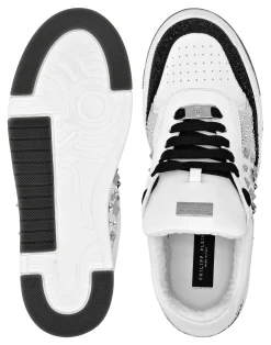 PHILIPP PLEIN Low-Top Sneakers Mix Studs Star><noscript><img data-lazyloaded=