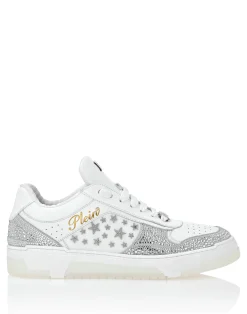 PHILIPP PLEIN Low-Top Sneakers Mix Studs Star><noscript><img data-lazyloaded=