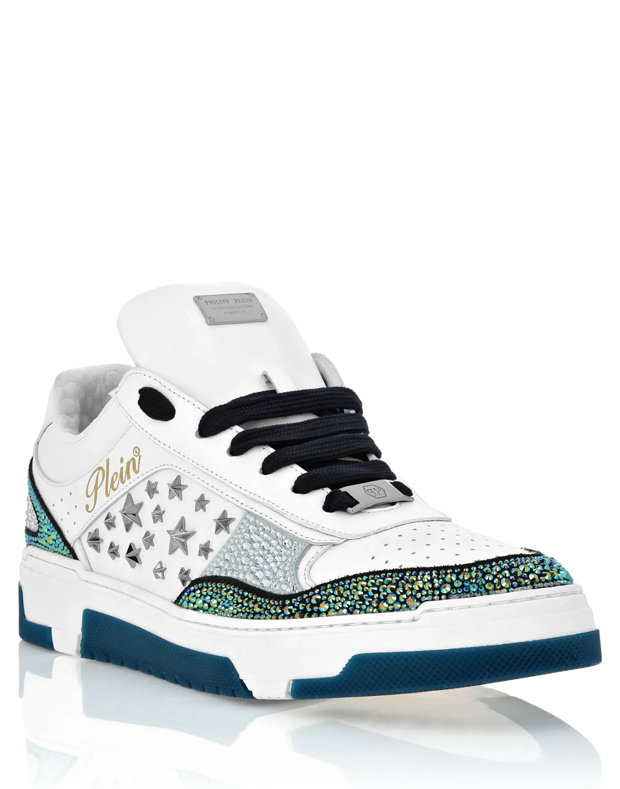 PHILIPP PLEIN Low-Top Sneakers Mix Studs Star>Uomo Low Top Sneakers