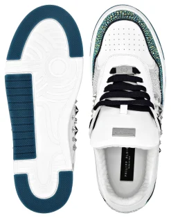 PHILIPP PLEIN Low-Top Sneakers Mix Studs Star><noscript><img data-lazyloaded=