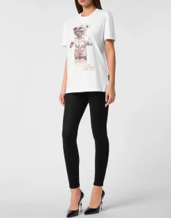 PHILIPP PLEIN Man Fit T-Shirt Teddy Beach><noscript><img data-lazyloaded=