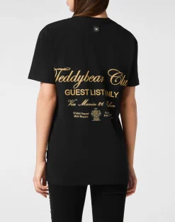 PHILIPP PLEIN Man Fit T-Shirt Teddy Beach><noscript><img data-lazyloaded=