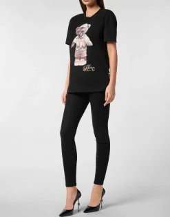 PHILIPP PLEIN Man Fit T-Shirt Teddy Beach><noscript><img data-lazyloaded=
