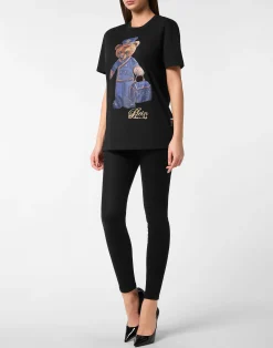PHILIPP PLEIN Man Fit T-Shirt Teddy Doorman><noscript><img data-lazyloaded=