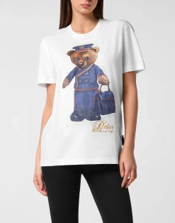 PHILIPP PLEIN Man Fit T-Shirt Teddy Doorman>Donna T-Shirt & Polo