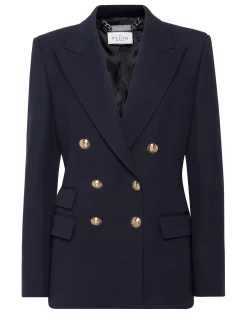 PHILIPP PLEIN Marine Fit Double-Breasted Blazer Teddy>Donna Blazer