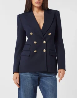 PHILIPP PLEIN Marine Fit Double-Breasted Blazer Teddy>Donna Blazer