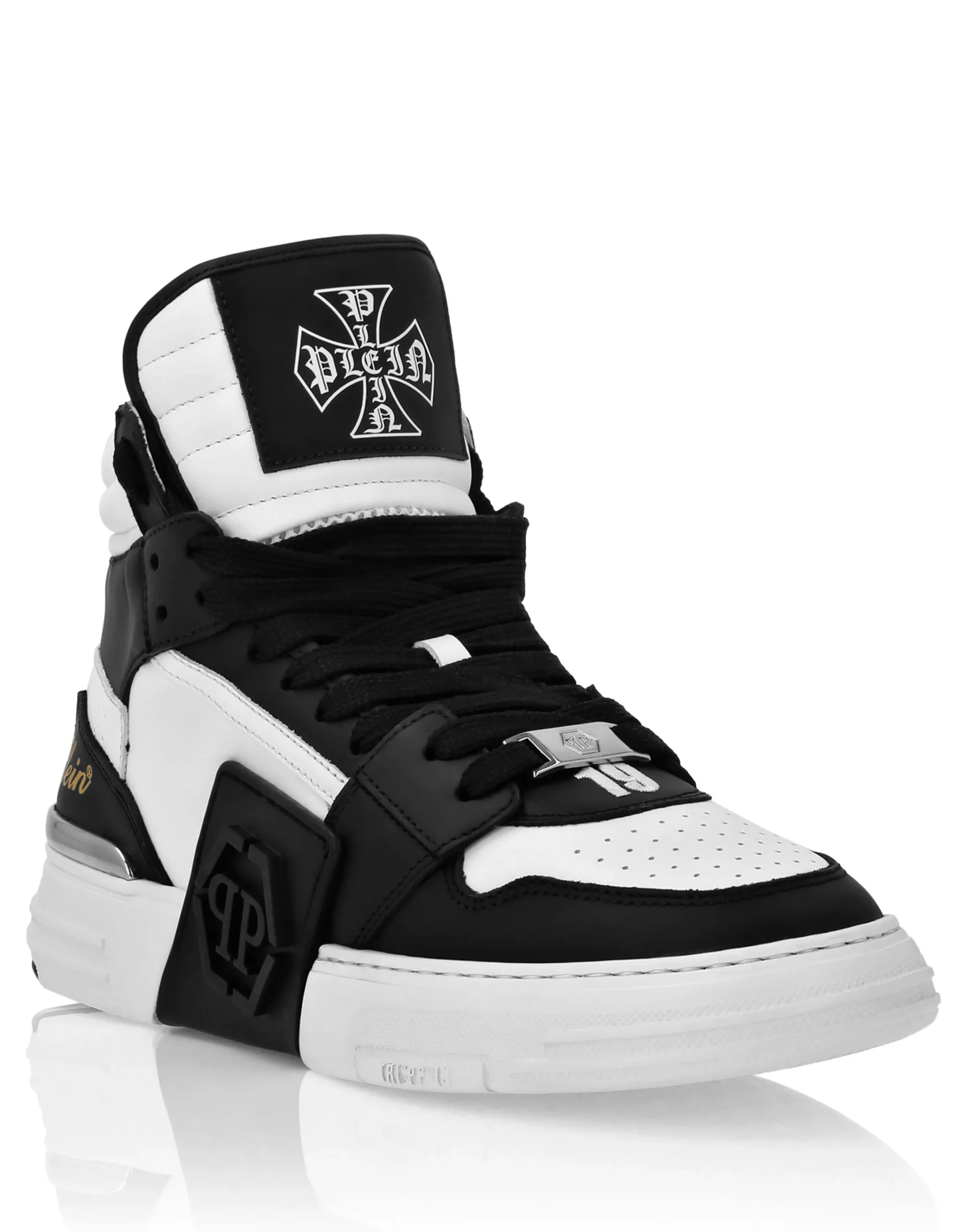 PHILIPP PLEIN Mid Top Sneakers Phantom Kicks>Uomo High Top Sneakers|High Top Sneakers