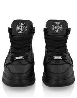 PHILIPP PLEIN Mid Top Sneakers Phantom Kicks>Uomo High Top Sneakers|High Top Sneakers