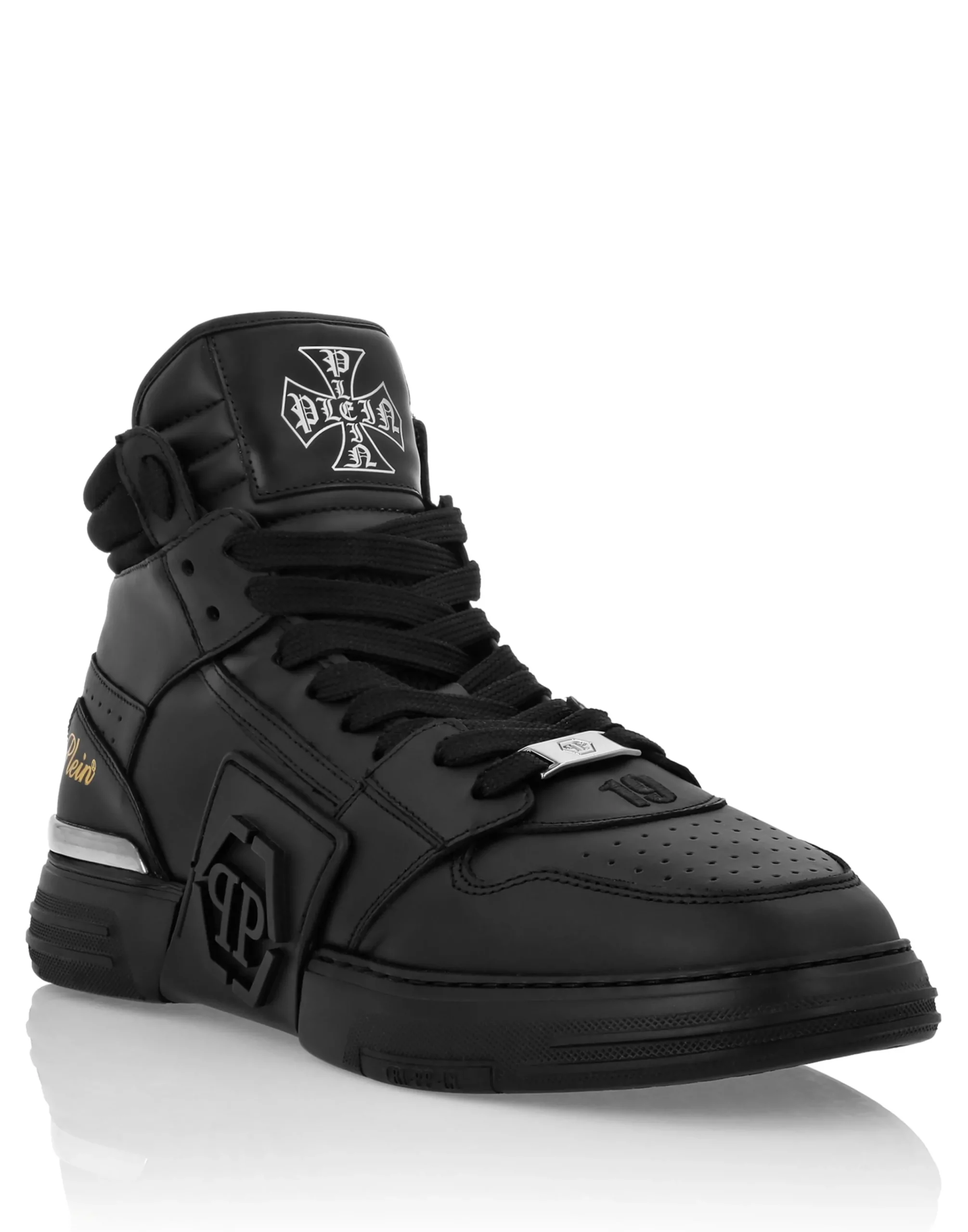PHILIPP PLEIN Mid Top Sneakers Phantom Kicks>Uomo High Top Sneakers|High Top Sneakers