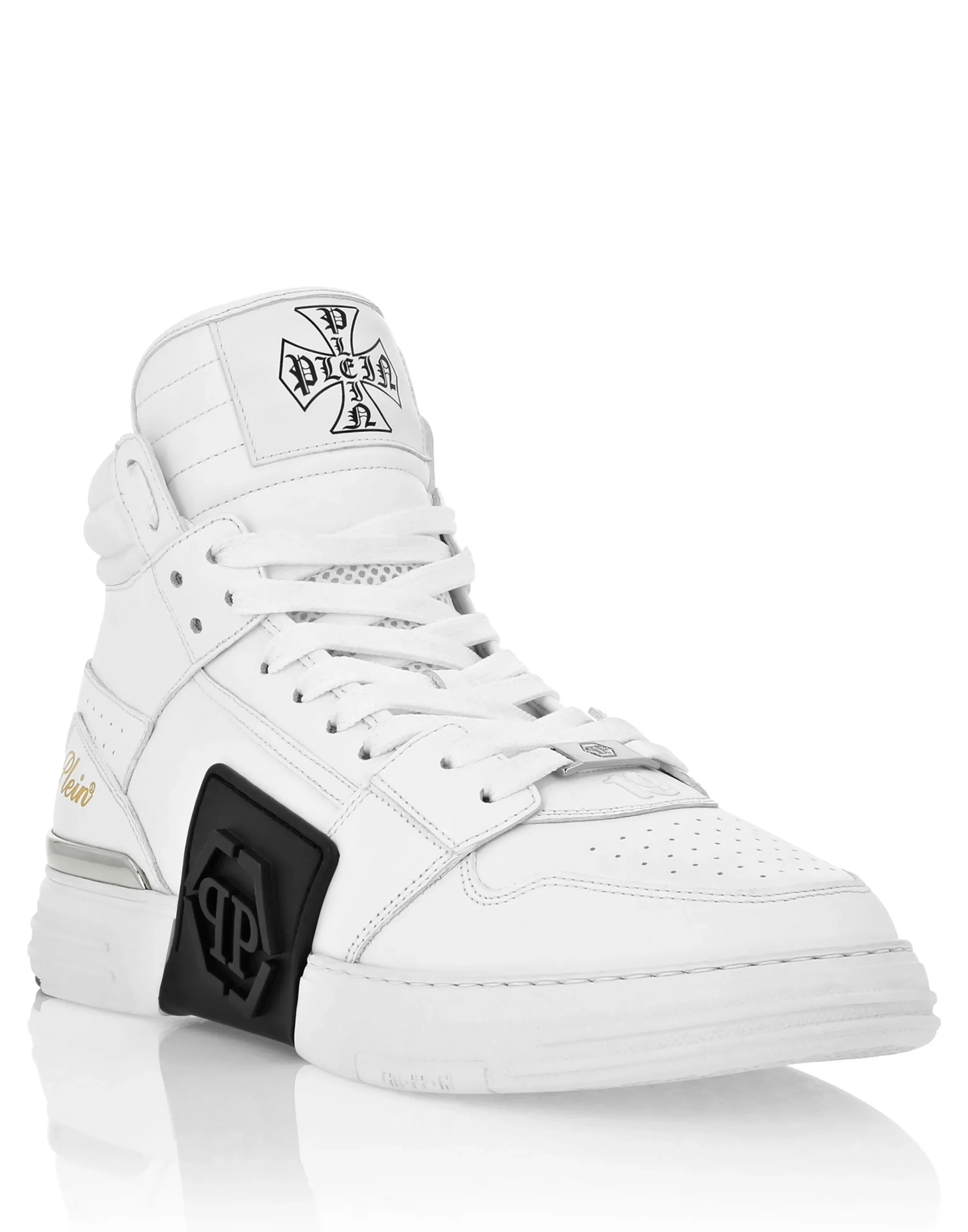 PHILIPP PLEIN Mid Top Sneakers Phantom Kicks>Uomo High Top Sneakers|High Top Sneakers