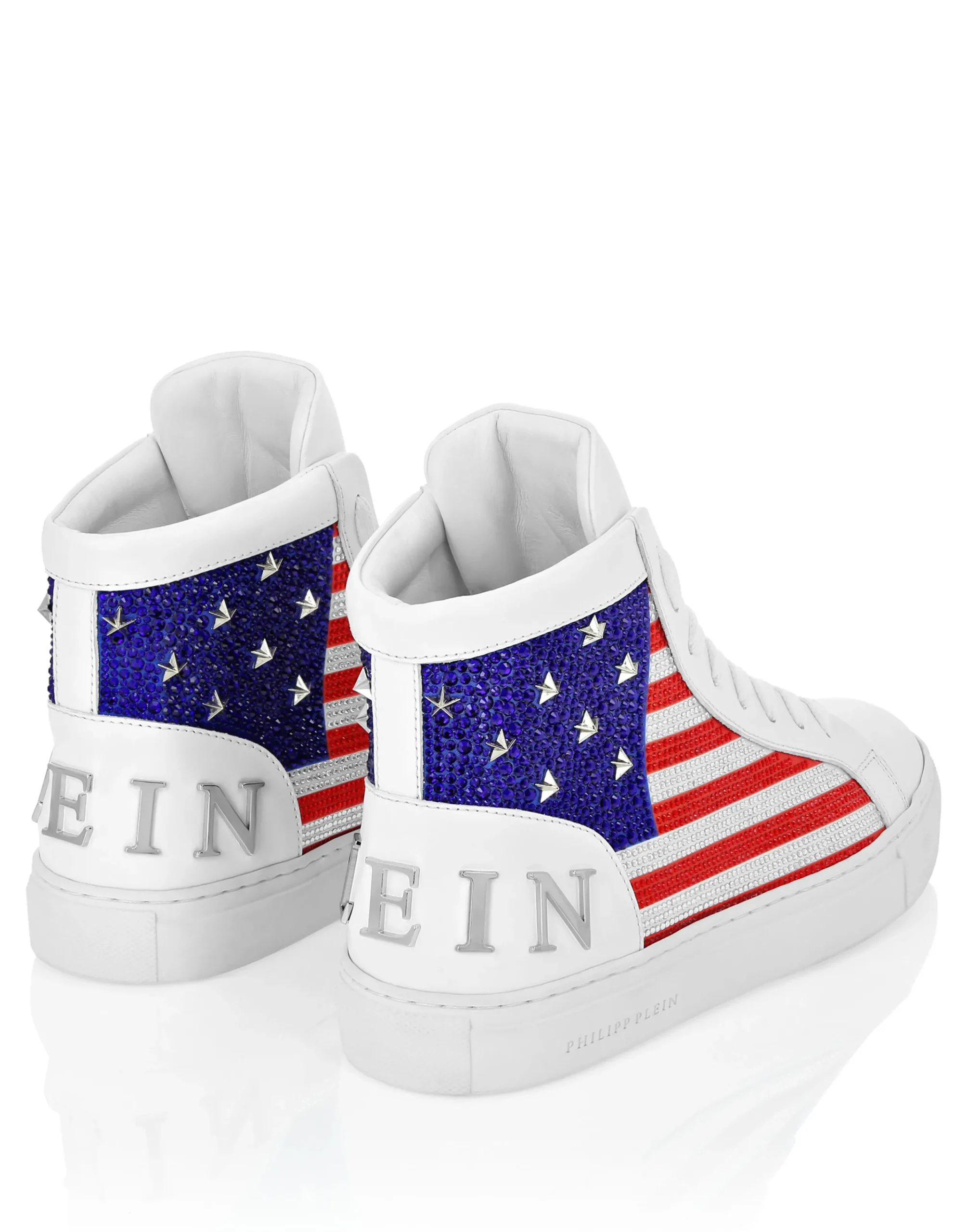PHILIPP PLEIN Mid Top Sneakers Star Studs America>Uomo High Top Sneakers|High Top Sneakers