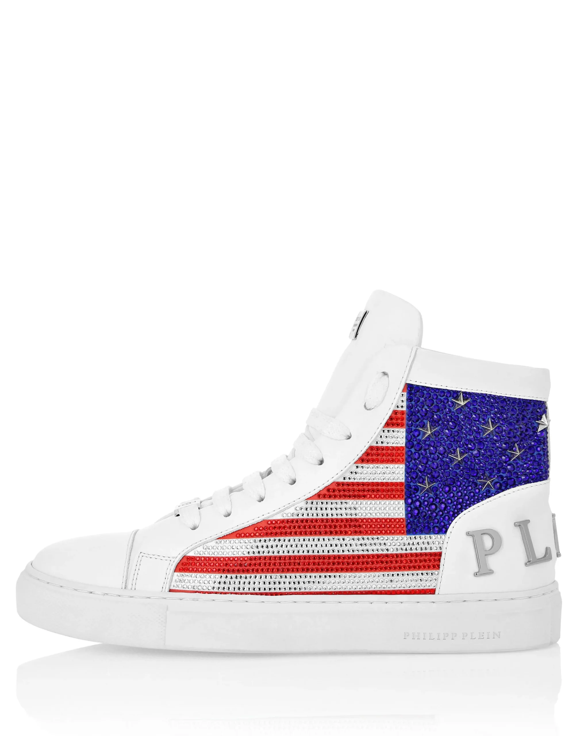 PHILIPP PLEIN Mid Top Sneakers Star Studs America>Uomo High Top Sneakers|High Top Sneakers