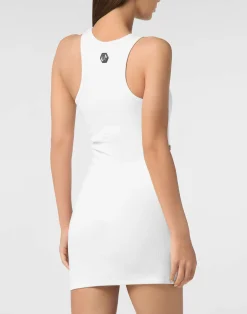 PHILIPP PLEIN Mini Dress Rib Cherries><noscript><img data-lazyloaded=