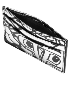 PHILIPP PLEIN Mirror Leather Credit Cards Holder Smile><noscript><img data-lazyloaded=