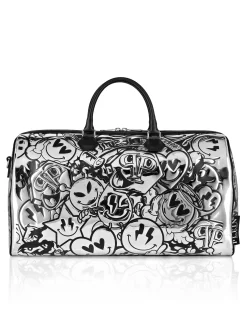 PHILIPP PLEIN Mirror Leather Large Handle Bag Smile>Uomo Shopper E Borse A Mano