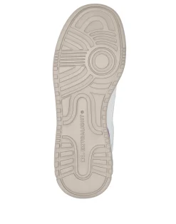 PHILIPP PLEIN Mix Leather Lo-Top Sneakers Crystal><noscript><img data-lazyloaded=