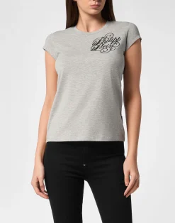 PHILIPP PLEIN Modal Sexy Pure Fit T-Shirt Signature>Donna T-Shirt & Polo