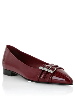 PHILIPP PLEIN Multi-Strap Ballerina Flats Skull>Donna Ballerine