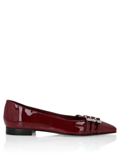PHILIPP PLEIN Multi-Strap Ballerina Flats Skull>Donna Ballerine