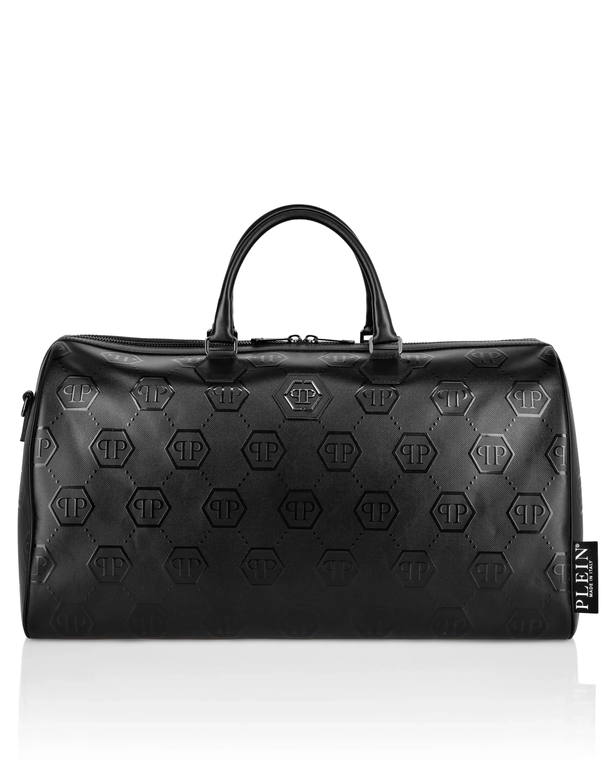 PHILIPP PLEIN Nappa Handle Bag Weekend Embossed Monogram>Uomo Shopper E Borse A Mano