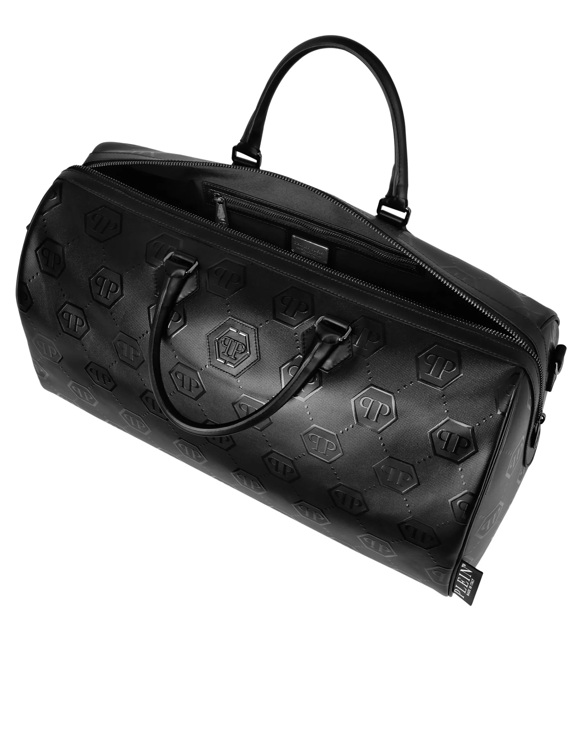 PHILIPP PLEIN Nappa Handle Bag Weekend Embossed Monogram>Uomo Shopper E Borse A Mano