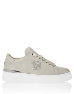 PHILIPP PLEIN Nappa Leather Lo-Top Sneakers Hexagon>Uomo Low Top Sneakers