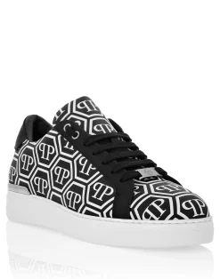 PHILIPP PLEIN Nappa Leather Low Top Sneakers Big Monogram>Uomo Low Top Sneakers