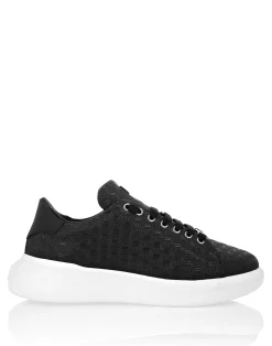 PHILIPP PLEIN Nappa Leather Low Top Sneakers Monogram>Uomo Low Top Sneakers