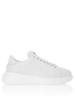 PHILIPP PLEIN Nappa Leather Low Top Sneakers Monogram>Uomo Low Top Sneakers