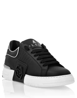 PHILIPP PLEIN Nappa Leather Sneakers Low Top Hexagon>Uomo Low Top Sneakers