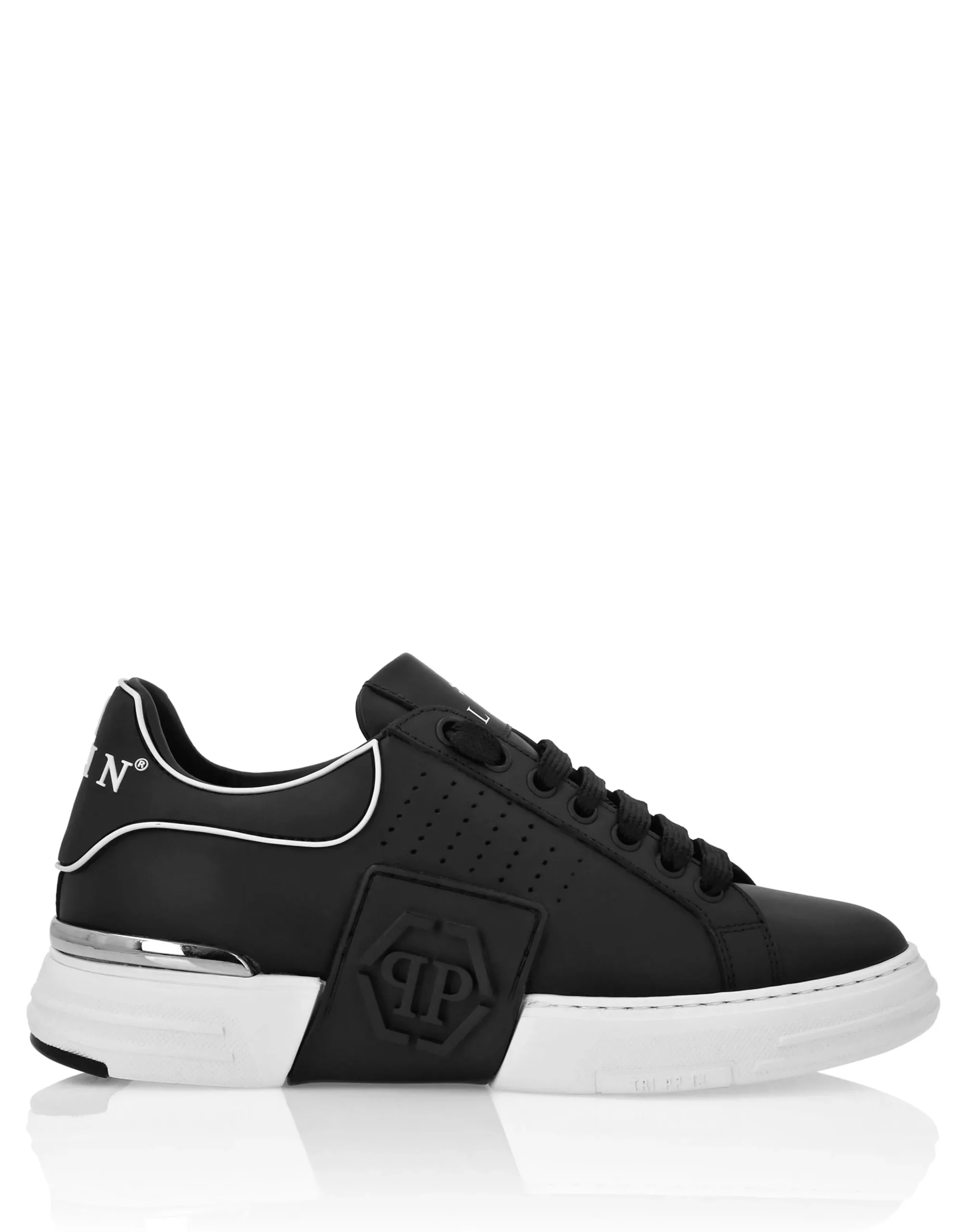 PHILIPP PLEIN Nappa Leather Sneakers Low Top Hexagon>Uomo Low Top Sneakers