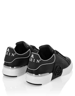 PHILIPP PLEIN Nappa Leather Sneakers Low Top Hexagon><noscript><img data-lazyloaded=